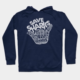 Hang Loose Save Sharks Hoodie